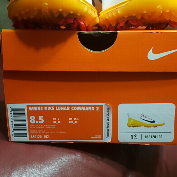 NWT NIKE LUNAR COMMAND 2 GOLF SHOES - Picture 5 of 5